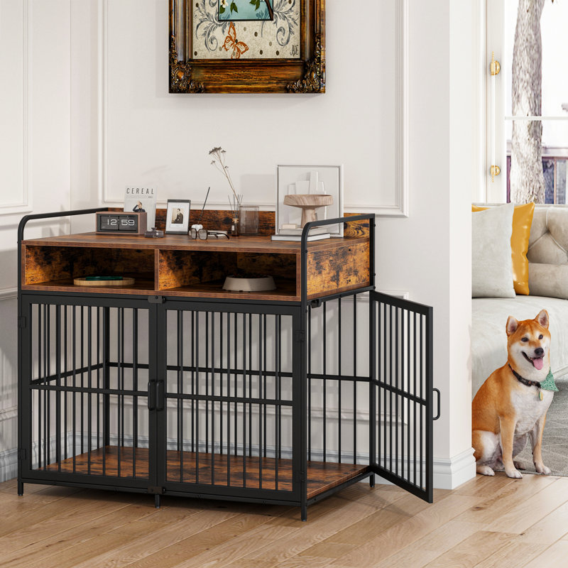 Tucker Murphy Pet™ Saudism Large Dog Crate Furniture, Dog Kennel Indoor